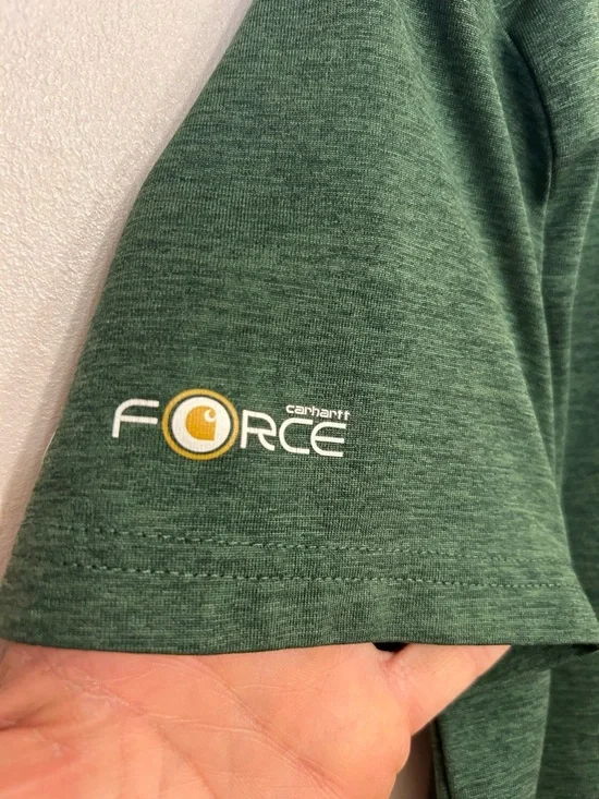 Carhartt Boys' Green Graphic Tee with Orange Hunting Print - Picture 4 of 4